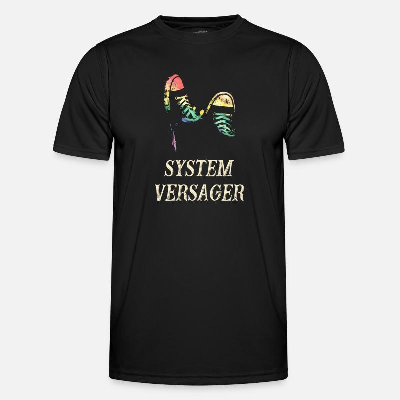 System failures - Men's Functional T-Shirt - black