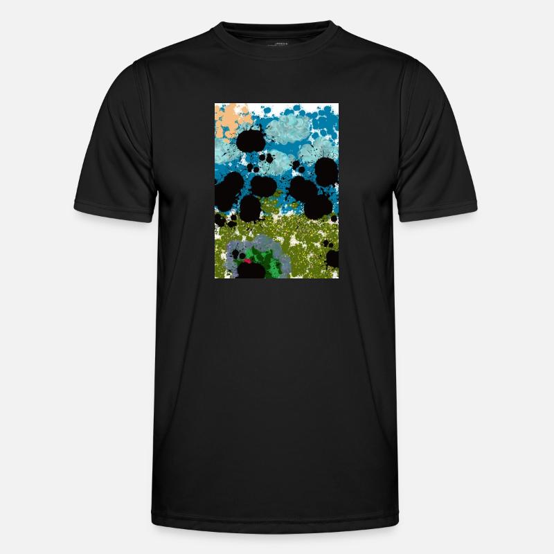 Abstract Pond Men's Functional T-Shirt