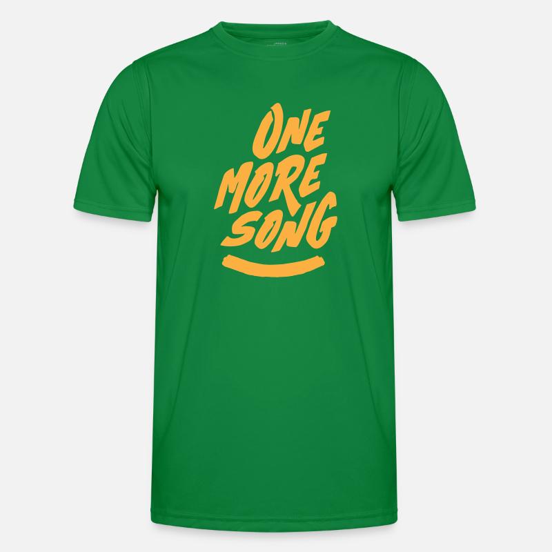 Noch ein Lied - Vektor Männer Funktions-T-Shirt
