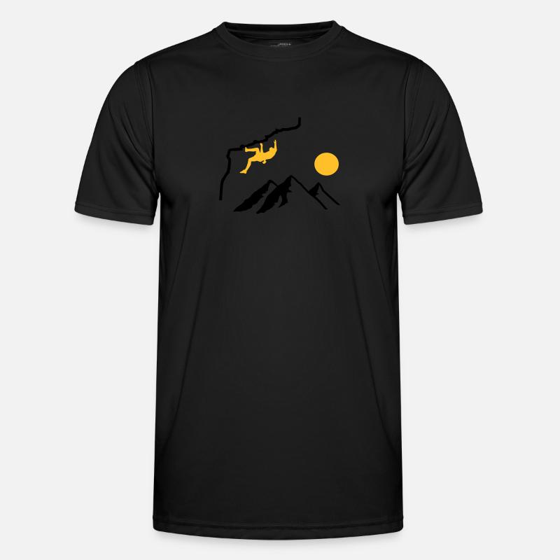 Climbing - Men's Functional T-Shirt - black
