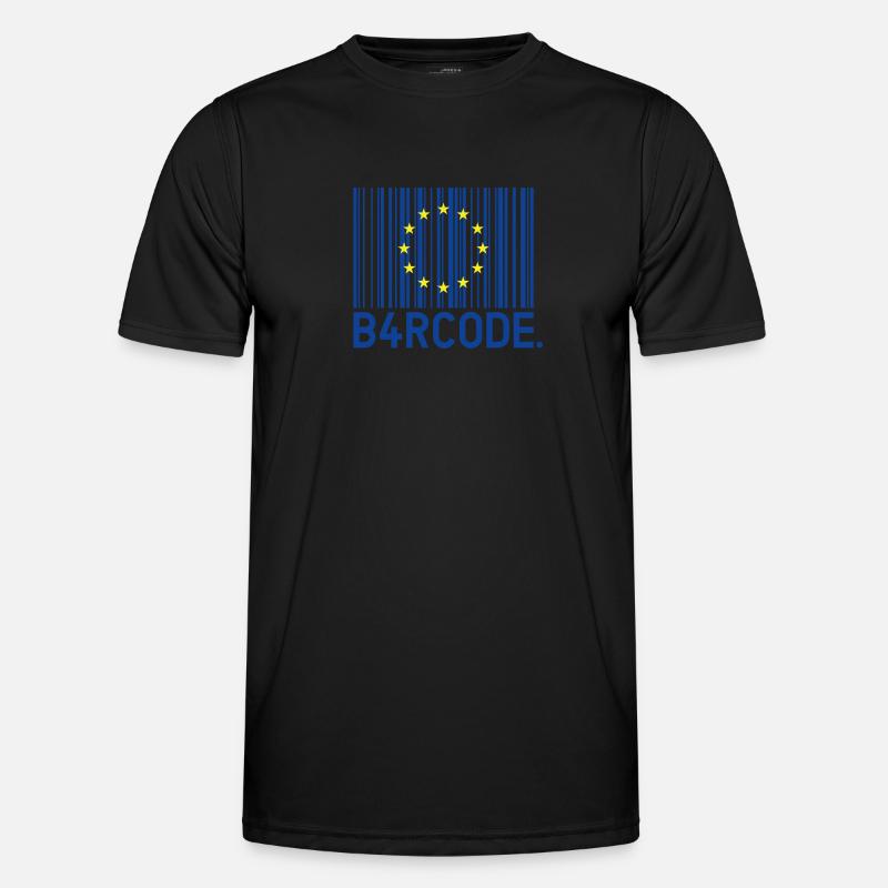 B4RCODE. European Union Men's Functional T-Shirt