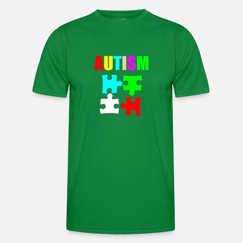 Autismus hell Männer Funktions-T-Shirt
