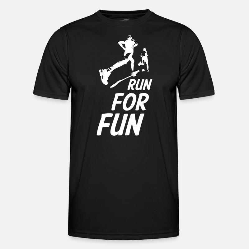 Run For Fun - Men's Functional T-Shirt - black