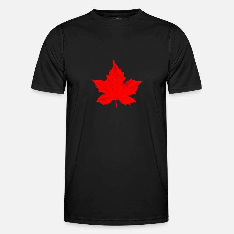 Canada - Kanada - Maple Leaf - Ahornblatt Männer Funktions-T-Shirt