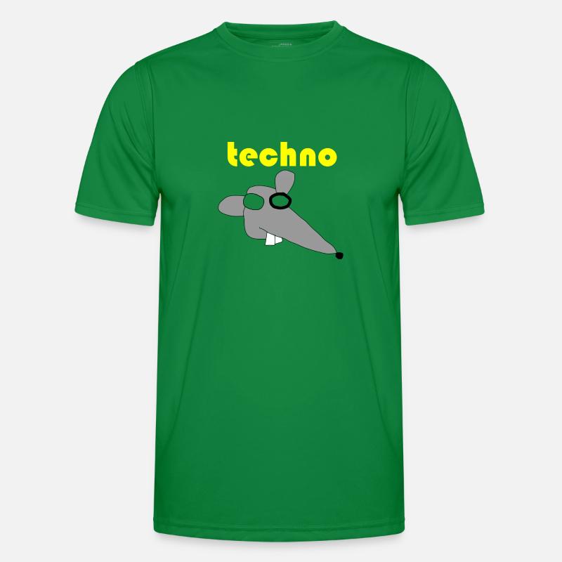 techno maus 3 Männer Funktions-T-Shirt