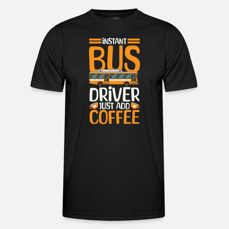 Bus Transport Männer Funktions-T-Shirt