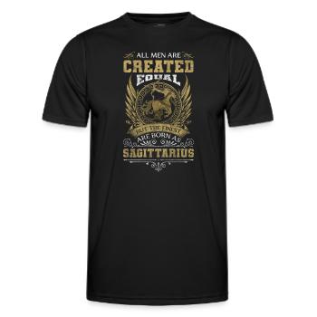 Horoskop Tierkreiszeichen Astrologie - Männer Funktions-T-Shirt - Schwarz - Vorne - AI Model Male 178 dark (178cm)
