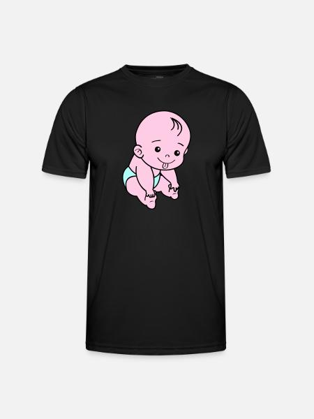 Baby - Men's Functional T-Shirt - black