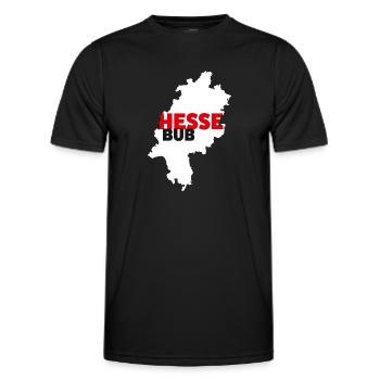 Hesse-Bub - Männer Funktions-T-Shirt - Schwarz - Vorne - AI Model Male 178 dark (178cm)