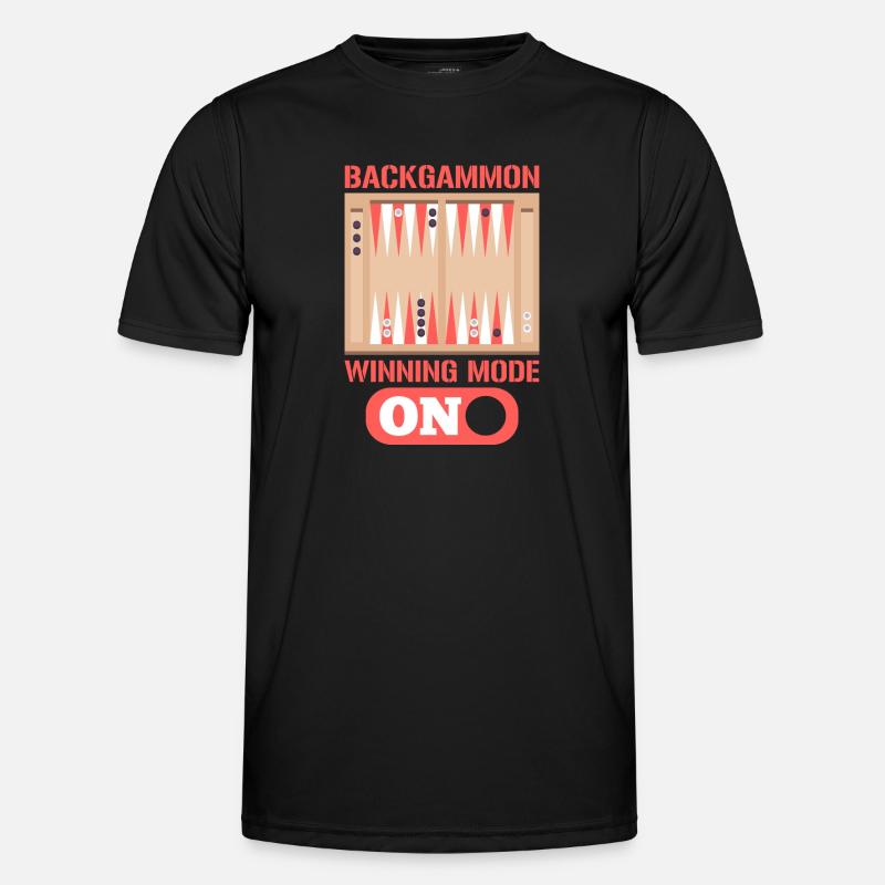 Mode gagnant de backgammon sur Board Gaming T-shirt sport Homme