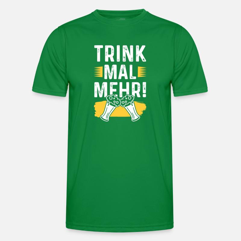 bier lustiger spruch Männer Funktions-T-Shirt