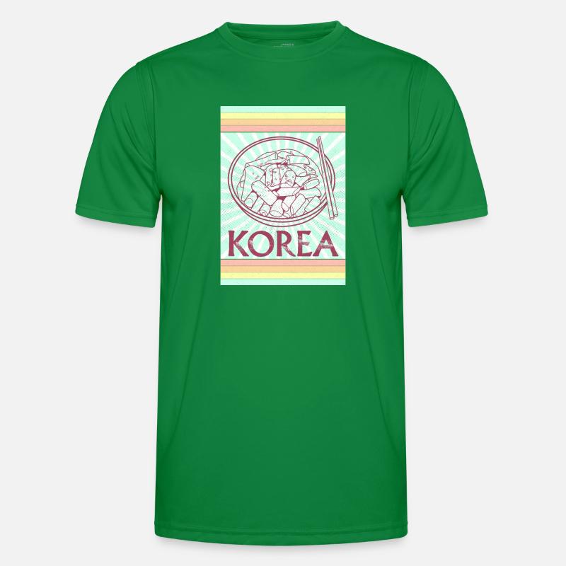 Cuisine coréenne Bibimbap Plat Ramen Riz T-shirt sport Homme