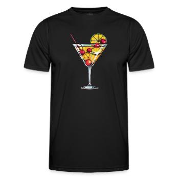 Limonade Drink - Männer Funktions-T-Shirt - Schwarz - Vorne - AI Model Male 178 dark (178cm)