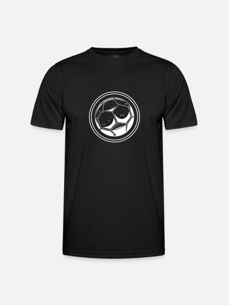 Fußball Sport - Männer Funktions-T-Shirt - Schwarz