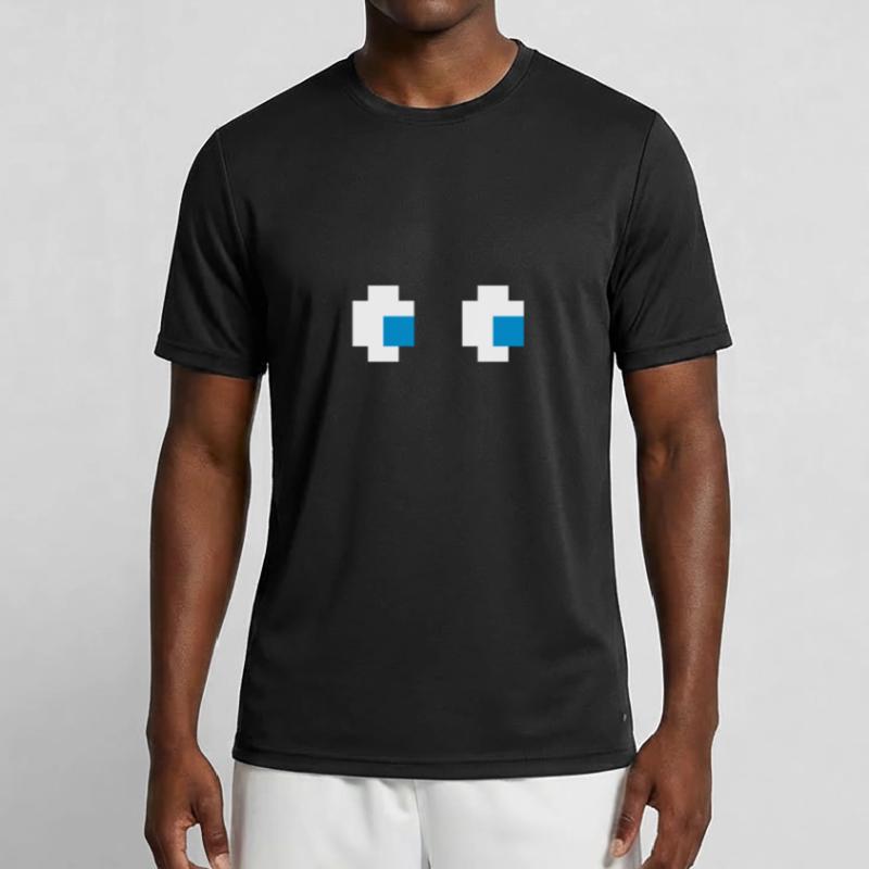 Ghost Eyes Ghost Eyes Comic Computer Game Console Men's Functional T-Shirt