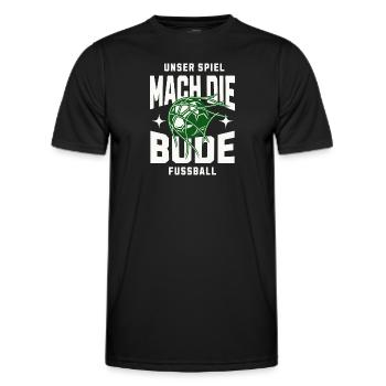 Toooooor!Bude gemacht! - Männer Funktions-T-Shirt - Schwarz - Vorne - AI Model Male 178 dark (178cm)
