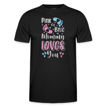Pregnant, Childbirth, Offspring, Family - Men's Functional T-Shirt - black - Front - AI Model Male 178 dark (178cm)