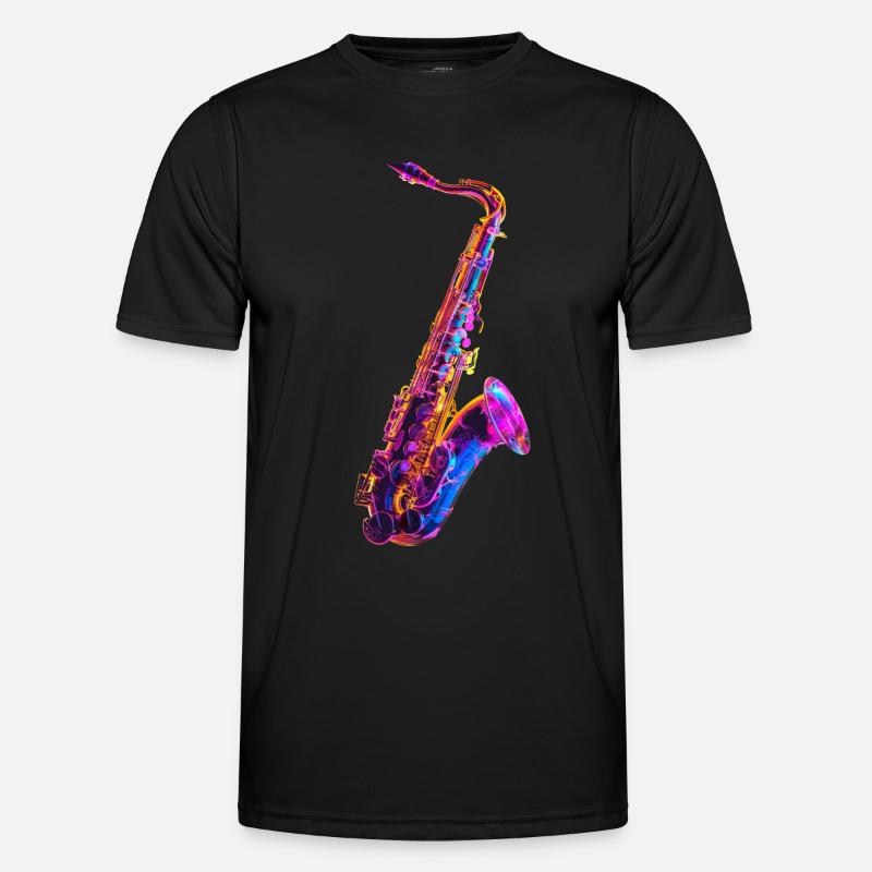 Saxophone T-shirt sport Homme