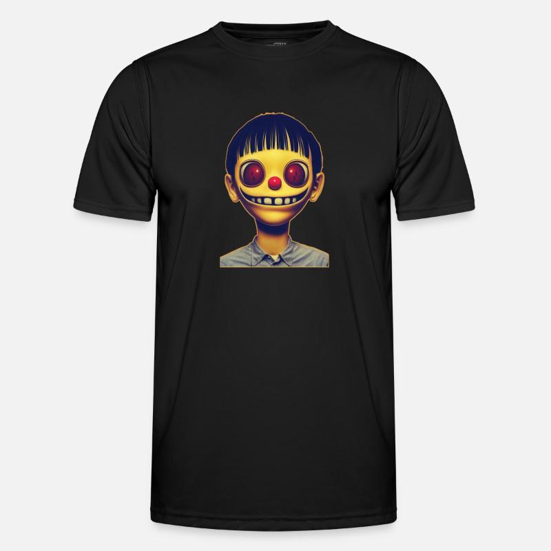 Horror Portrait Men's Functional T-Shirt