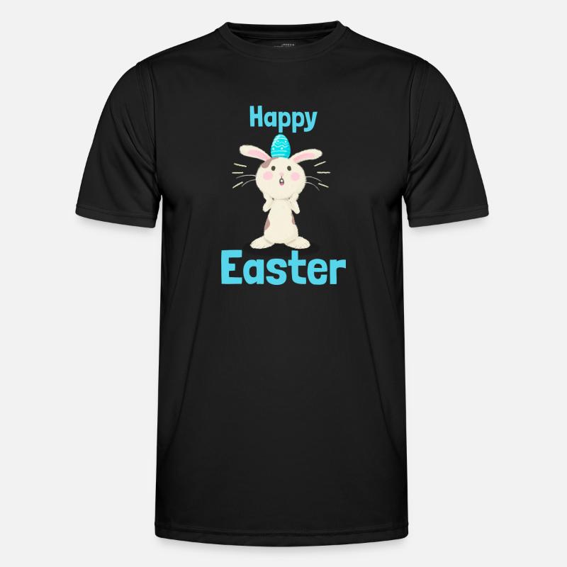 Happy Easter Männer Funktions-T-Shirt