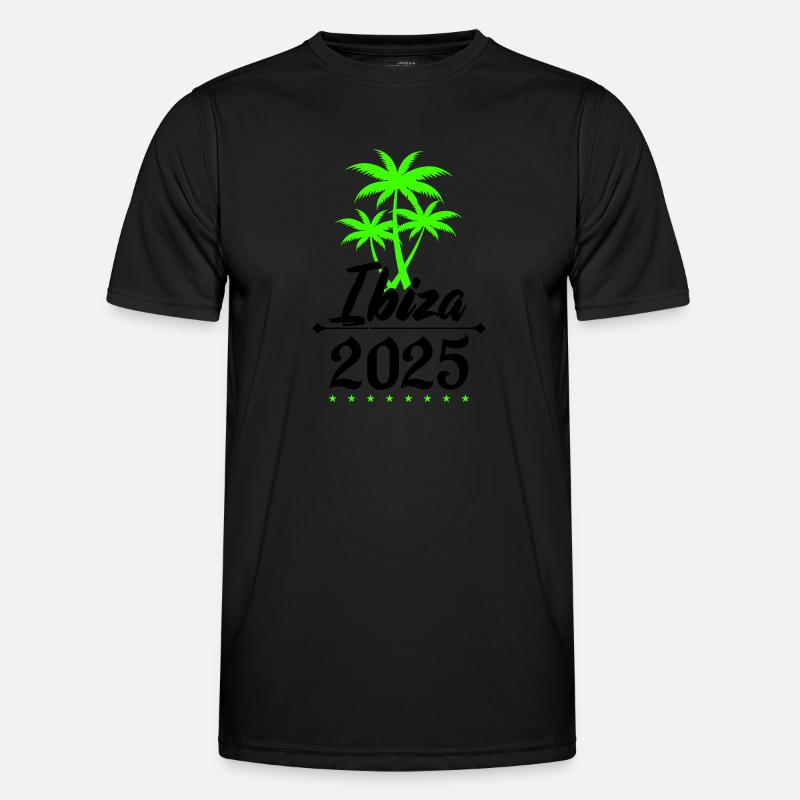 Ibiza 2025 Palm Trees Men's Functional T-Shirt