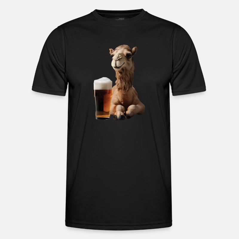 Kamel Bier Männer Funktions-T-Shirt