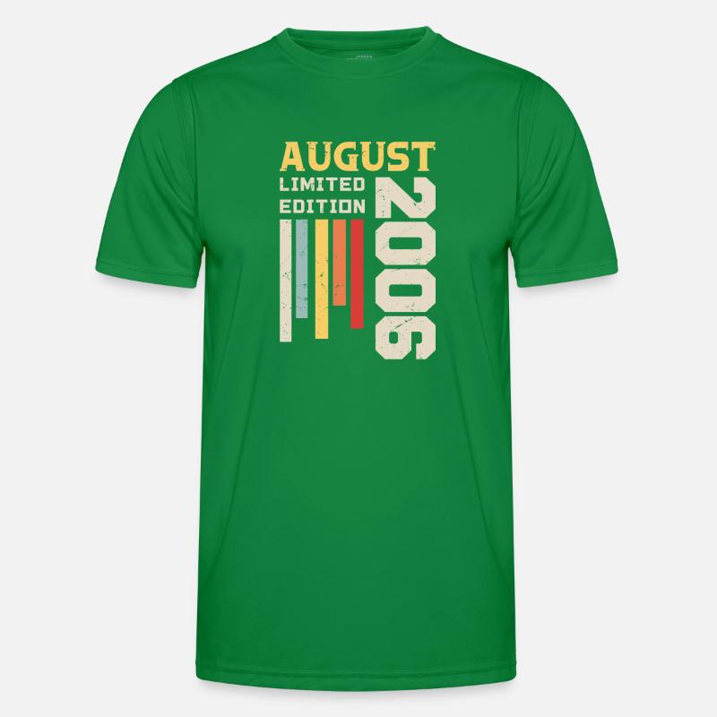August 2006 - Geburtstagsgeschenk August 2006 August Männer Funktions-T-Shirt