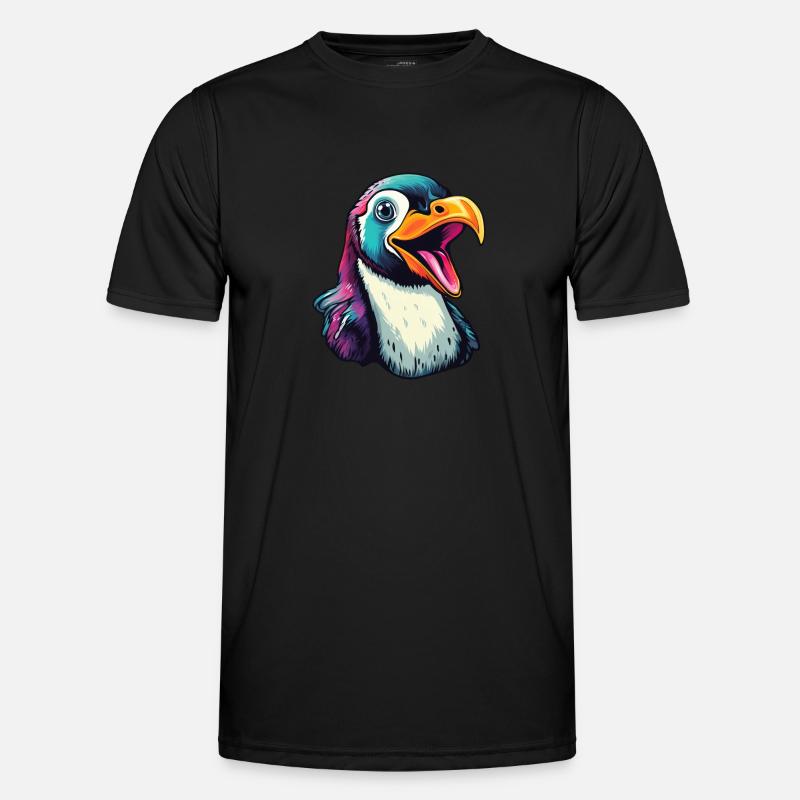 Cool talking penguin Men's Functional T-Shirt