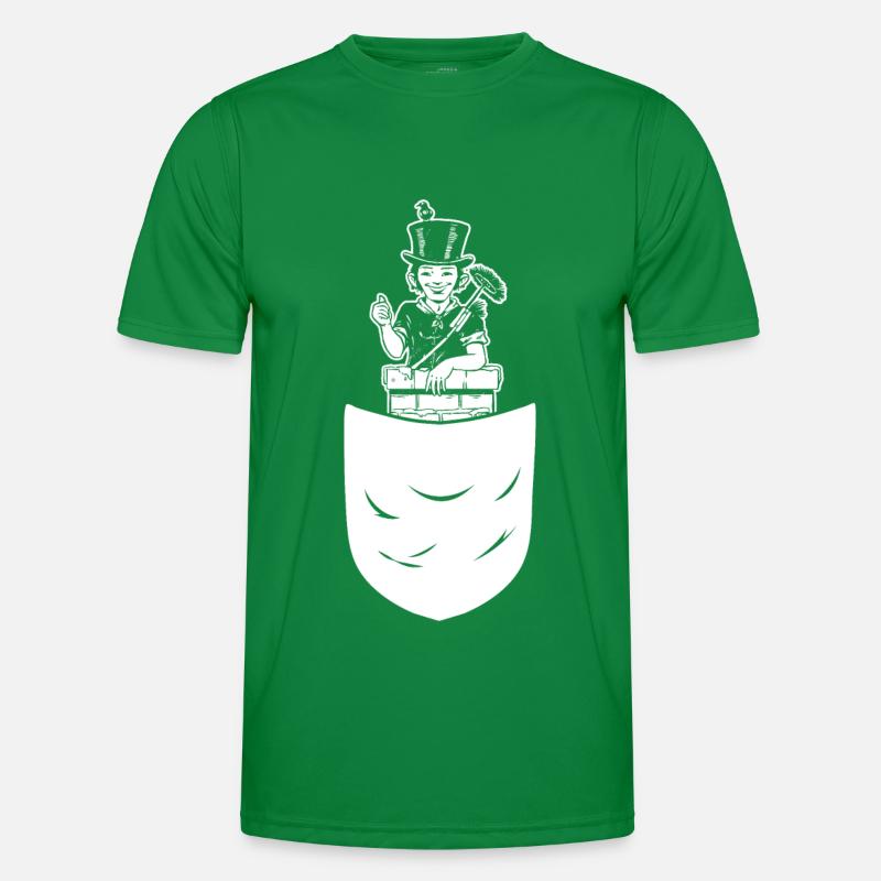 Profession de ramoneur Chuchoteur de cheminée T-shirt sport Homme