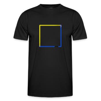 Ukraine - Männer Funktions-T-Shirt - Schwarz - Vorne - AI Model Male 178 dark (178cm)