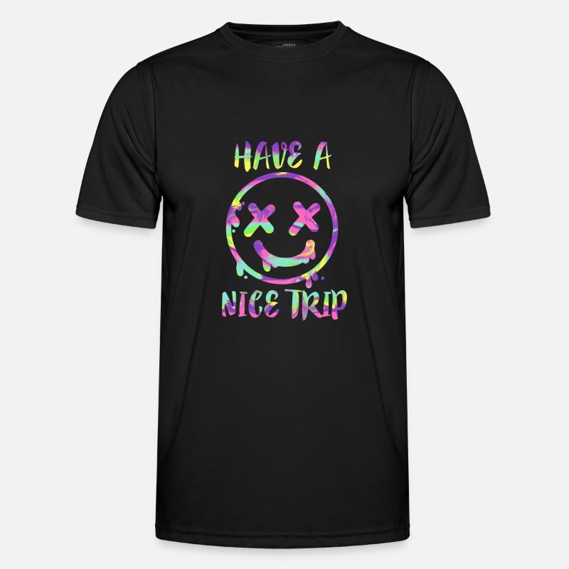 Have a nice LSD Trip Old School Psychedelic Drug Men's Functional T-Shirt