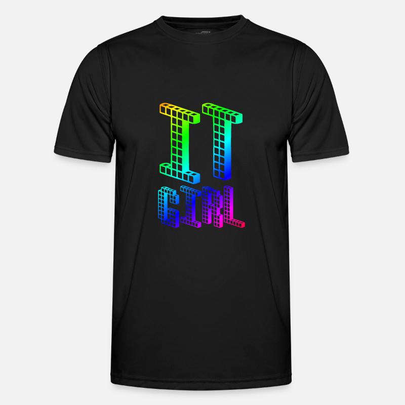 IT Girl | Nerd | Computer | Informatikerin Männer Funktions-T-Shirt