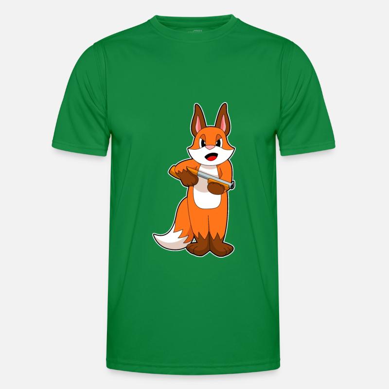 Fuchs Schrotflinte Männer Funktions-T-Shirt