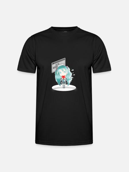 The Disappearance of Hatsune Miku - Männer Funktions-T-Shirt - Schwarz