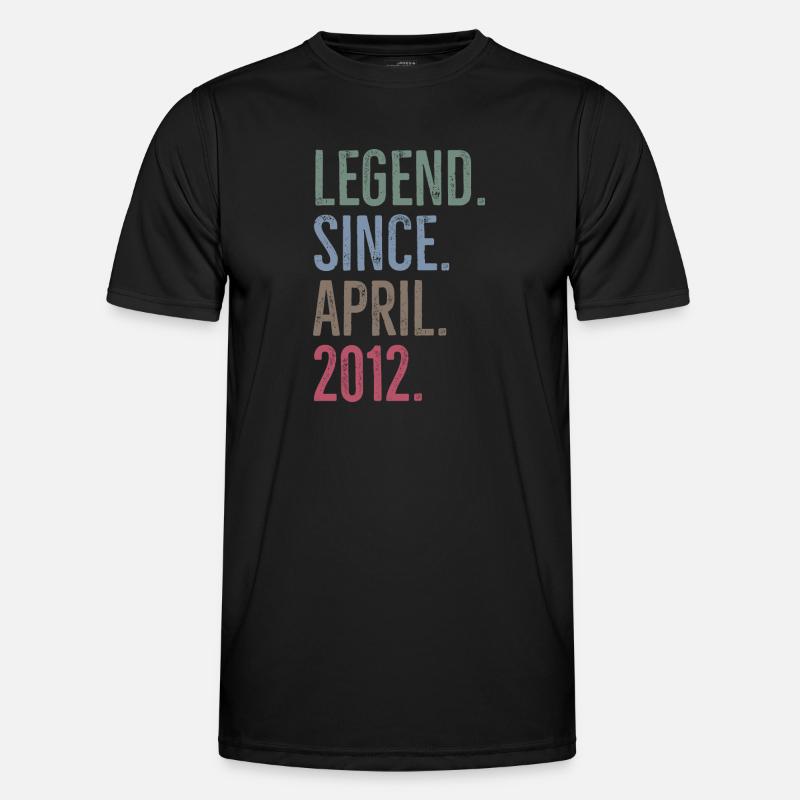 Legend Since April 2012 - Men's Functional T-Shirt - black
