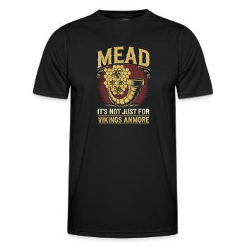 Met – Das Kultgetränk neu entdeckt - Männer Funktions-T-Shirt - Schwarz - Vorne - AI Model Male 178 dark (178cm)
