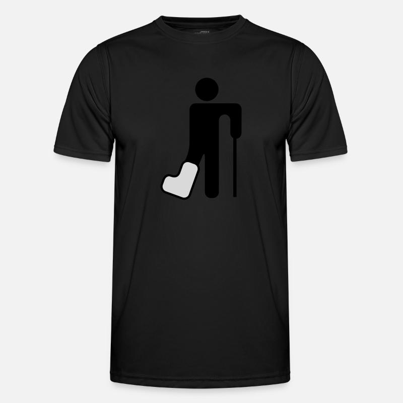 broken_leg Männer Funktions-T-Shirt