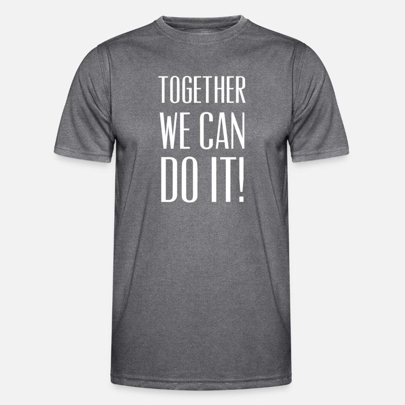 Together We Can Do It Männer Funktions-T-Shirt