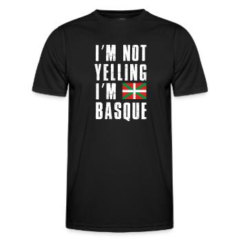 Euskara Euskal Herria Baskenland Spanien Basco - Männer Funktions-T-Shirt - Schwarz - Vorne - AI Model Male 178 dark (178cm)