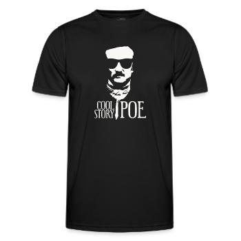 Dark Visionary EAP - Cool Story Poe 1 - Männer Funktions-T-Shirt - Schwarz - Vorne - AI Model Male 178 dark (178cm)