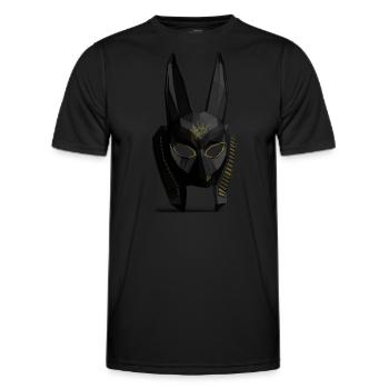Anubis - Männer Funktions-T-Shirt - Schwarz - Vorne - AI Model Male 178 dark (178cm)