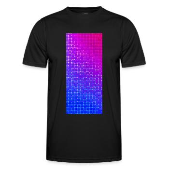 LEDs - Men's Functional T-Shirt - black - Front - AI Model Male 178 dark (178cm)