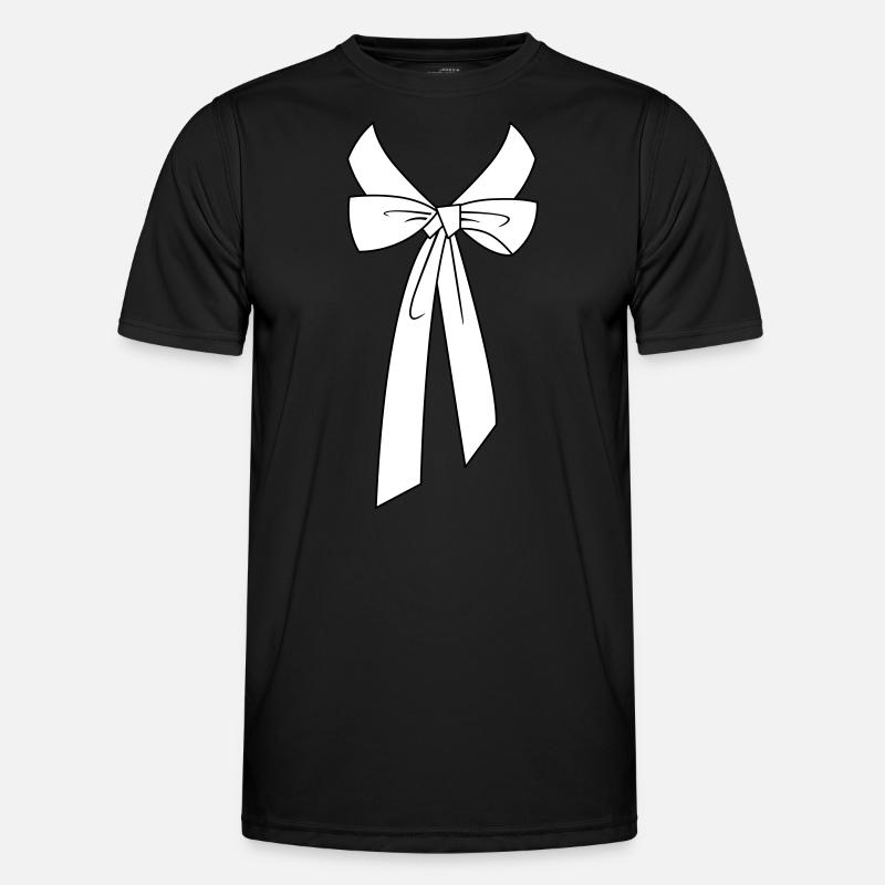 Shirt collar with bow Men's Functional T-Shirt
