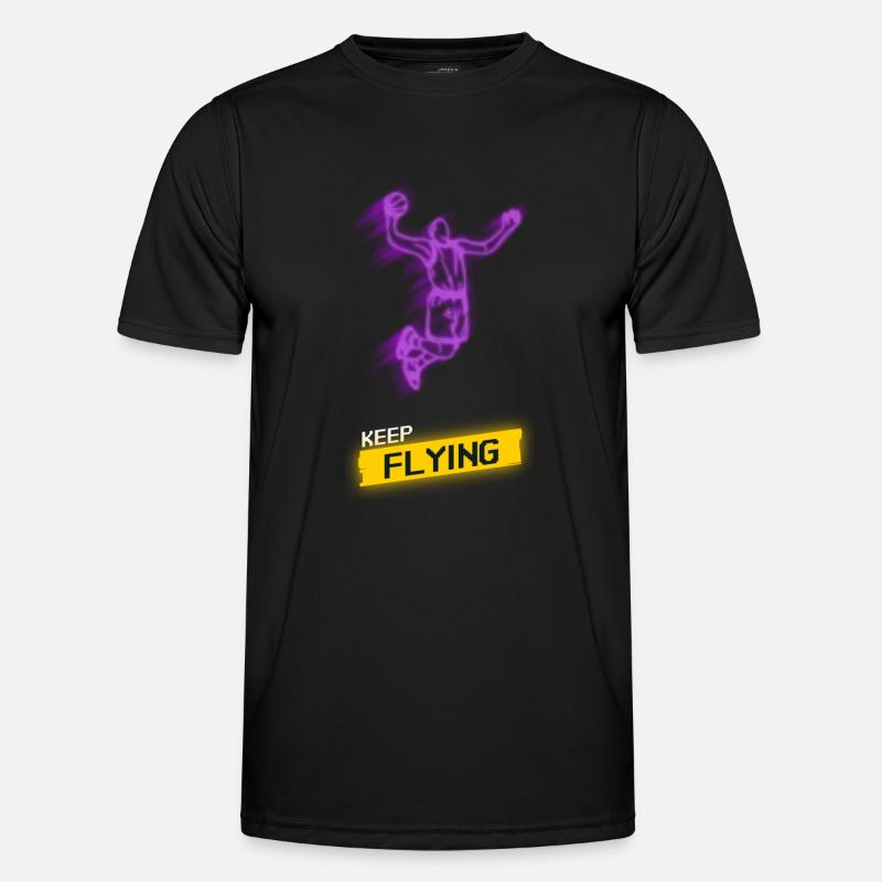 Basketball Player Dunk Men's Functional T-Shirt