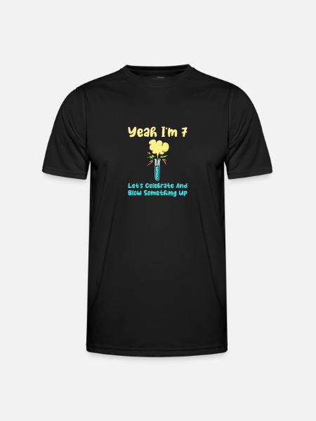 Anniversaire du scientifique Sept - T-shirt sport Homme - noir