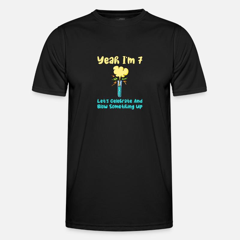 Wissenschaftler Geburtstag Sieben Männer Funktions-T-Shirt