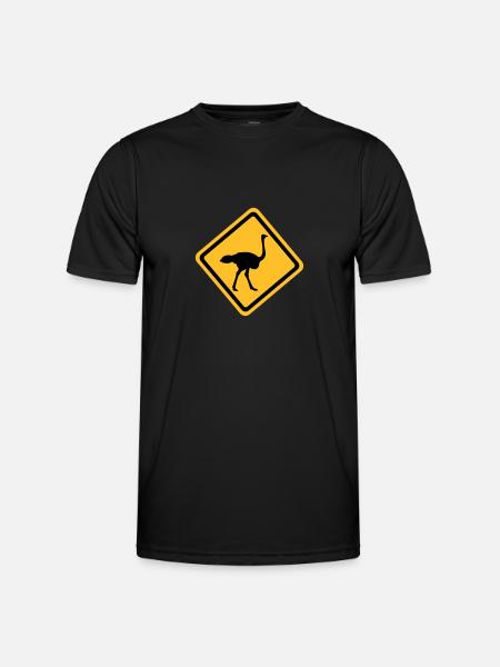 Autruche - T-shirt sport Homme - noir