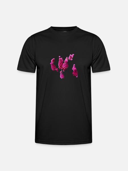 Fleurs,Fleur,Printemps,Fleurs,Jacinthes - T-shirt sport Homme - noir