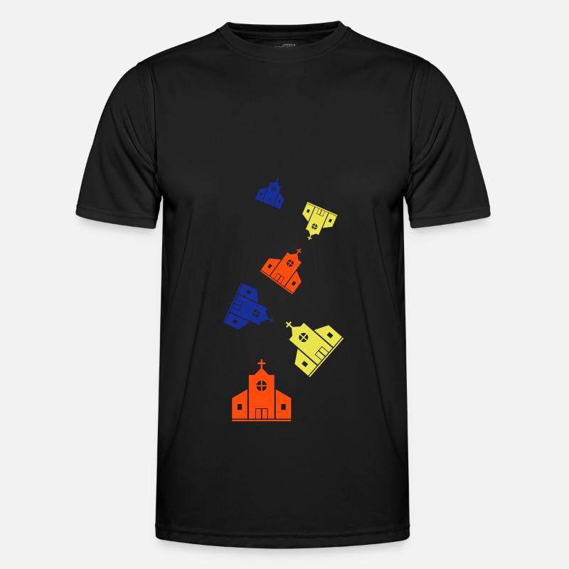 Kirche Männer Funktions-T-Shirt
