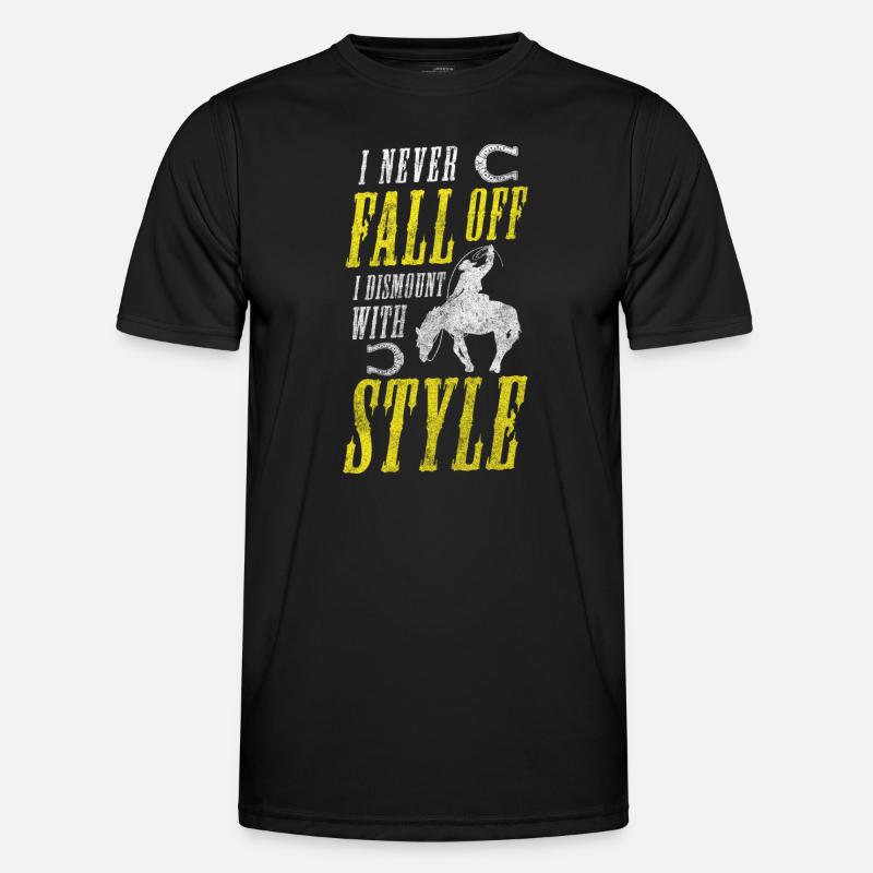 Cowboy Saddle Men's Functional T-Shirt